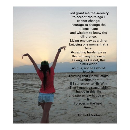 The Serenity Prayer print