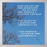 The Serenity Prayer posters