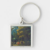 The Sermon of John the Baptist Keychains