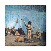 "The Serpent Charmer", by Jean Leon Gerome magnets