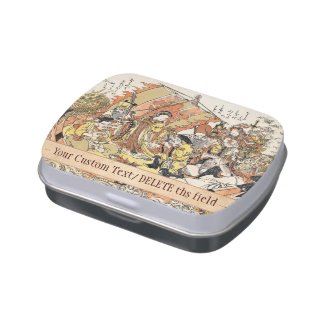 The Seven Gods Good Fortune in the Treasure Boat Candy Tins