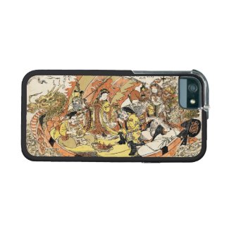 The Seven Gods Good Fortune in the Treasure Boat iPhone 5 Cover