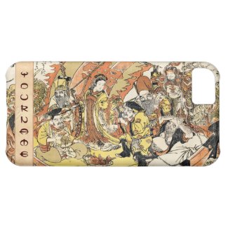 The Seven Gods Good Fortune in the Treasure Boat Cover For iPhone 5C