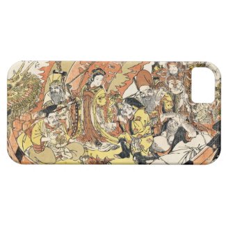 The Seven Gods Good Fortune in the Treasure Boat iPhone 5 Cover
