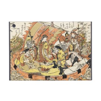 The Seven Gods Good Fortune in the Treasure Boat iPad Mini Cases