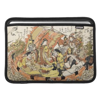 The Seven Gods Good Fortune in the Treasure Boat Sleeve For MacBook Air