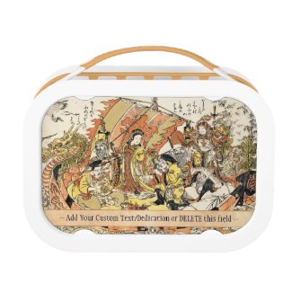 The Seven Gods Good Fortune in the Treasure Boat Lunchbox