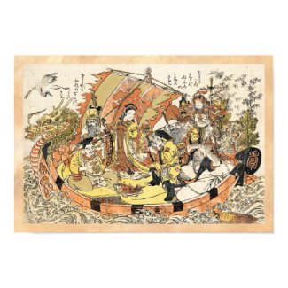 The Seven Gods Good Fortune in the Treasure Boat Posters