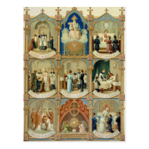 The Seven Sacraments Post Cards