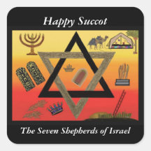 The Seven Shepherds of Israel Stickers