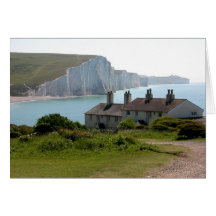 The Seven Sisters, Cuckmere Haven, Sussex Greeting Card