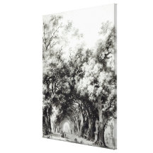 The shady alley, c.1773-74 canvas prints