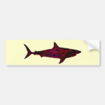 The shark bumper sticker