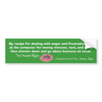 The Sharpie Ninjas logo bumper sticker bumper stickers by thesharpieninjas The Sharpie Ninjas logo bumper sticker bumper stickers
