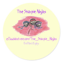 The Sharpie Ninjas logo stickers by thesharpieninjas The Sharpie Ninjas logo stickers