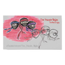 The Sharpie Ninjas originals Poster posters by thesharpieninjas The Sharpie Ninjas originals Poster posters