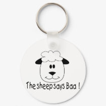 The Sheep Says Baa keychains