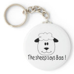 The Sheep Says Baa Key Chain