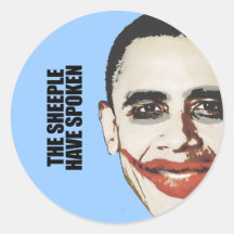 The Sheeple have spoken Sticker