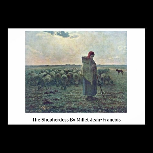 The Shepherdess By Millet (Ii), Jean-Francois Posters
