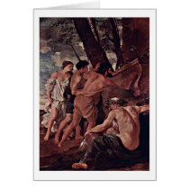 The Shepherds Of Arcadia By Nicolas Poussin Cards