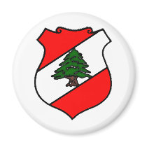 The Shield of Lebanon magnets by kamranistan The Shield of Lebanon magnets