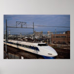 The Shinkansen or Bullet Train, Kyoto, Japan Print