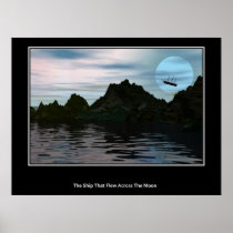 The Ship and the Moon Print posters