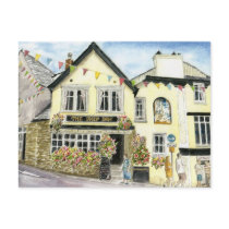 'The Ship Inn (Fowey)' Postcard by picklelillysdad 'The Ship Inn (Fowey)' Postcard
