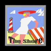 The Shore, Gal at Lighthouse magnets