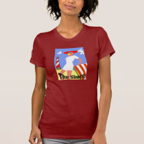 The Shore, Gal at Lighthouse t-shirts