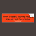 the shortest distance - Customized bumper stickers by doomsayrz the shortest distance - Customized bumper stickers