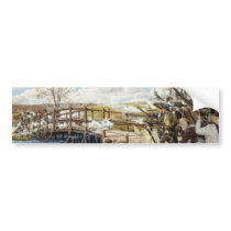 The Shot Heard 'Round the World Domenick D'Andrea Bumper Sticker