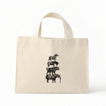 artsprojekt, zebra, rhino, burrow, mule, hyena, clown, wild, intermezzo, ATV-10, entr'acte, popular music, striped hyena, Nunawading, Victoria, brown hyena, hyaena hyaena, floorshow, buffalo bill's wild west show, presentment, primitivism, rabbit warren, strand wolf, ice show, crudity, crudeness, state of nature, floor show, crocuta crocuta, hyaena brunnea, aardwolf, primitiveness, proteles cristata, diceros bicornis, perissodactyl mammal, common zebra, rhinoceros unicornis, perissodactyl, equus zebra zebra, mountain zebra, odd-toed , Bag with custom graphic design