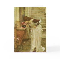 The Shrine by John William Waterhouse Greeting Card