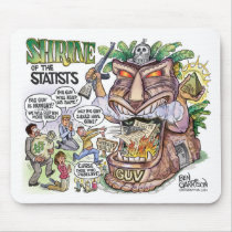 The Shrine of the Statists Mousepad