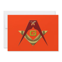 The Shrine, The Freemason Invitation by masonicshop The Shrine, The Freemason Invitation