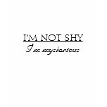 The Shy Person's T-Shirt