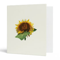 The Shy Sunflower binders