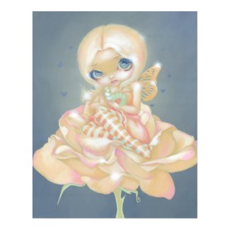 The Sick Rose ART PRINT fantasy fairy flower print