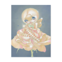 "The Sick Rose" Postcard