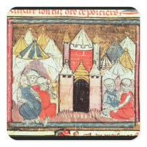 The Siege of Chateau-Gaillard Square Stickers