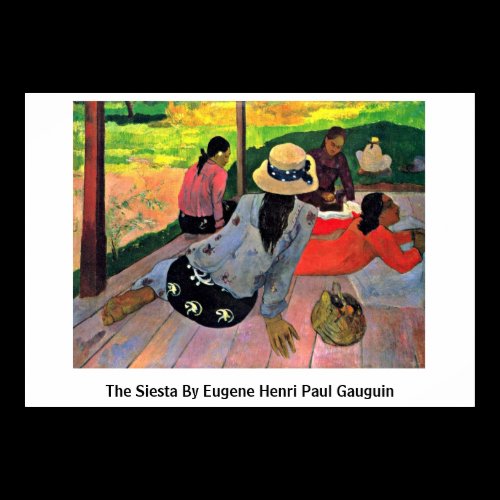 The Siesta By Eugene Henri Paul Gauguin Posters
