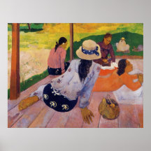 'The Siesta' - Paul Gauguin Print