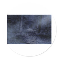 The Sighting Round Stickers