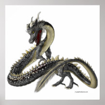 The Silver Dragon Print