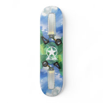 The Silver Skater Skateboard