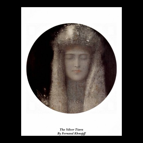 The Silver Tiara By Fernand Khnopff Posters