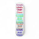 The Simple And clean Experiment skateboards by roxy_gurl7 The Simple And clean Experiment skateboards