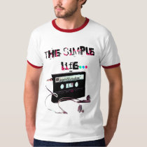 cool, hot, music, tape, simple, life, retro, Shirt with custom graphic design